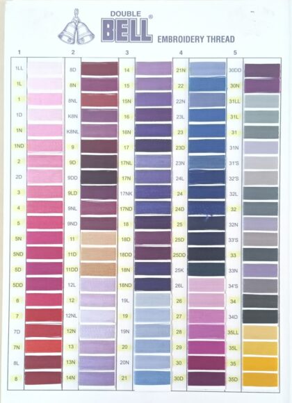 Silk Thread Colors 1