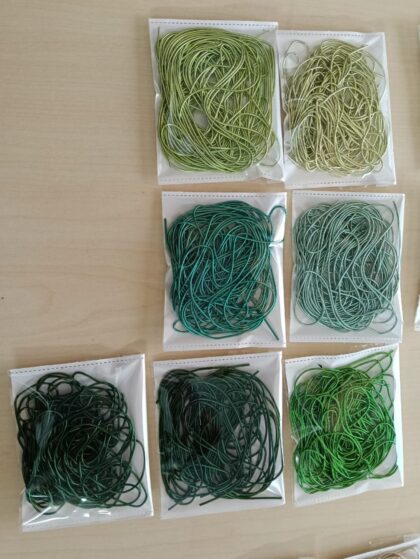 Green Shade Normal Zardosi